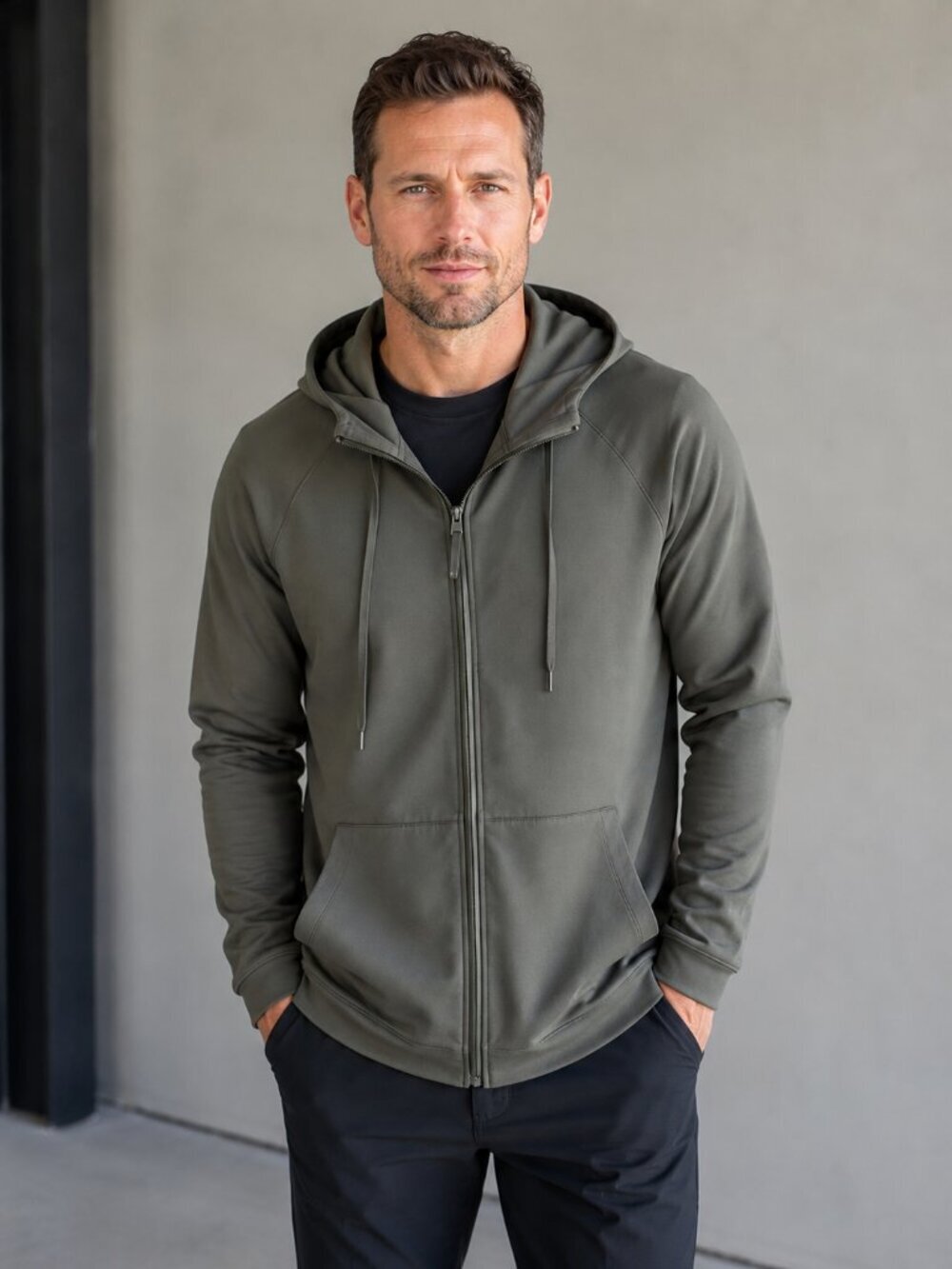 NOMATIC Flowstate Full-Zip Hoodie Green Size Large